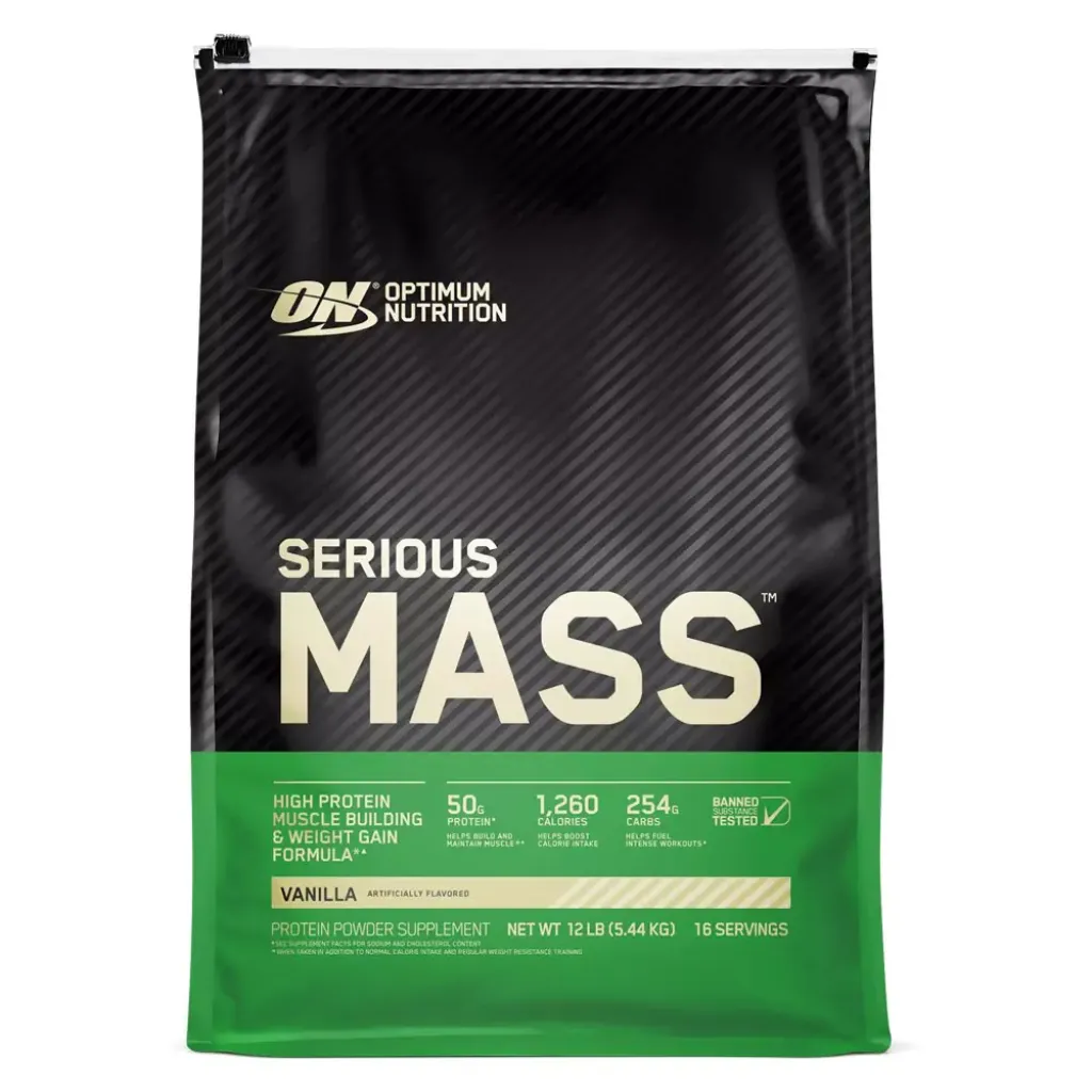 Imagen de SNC034 Optimum nutrition SERIUS MASS 12 LBS